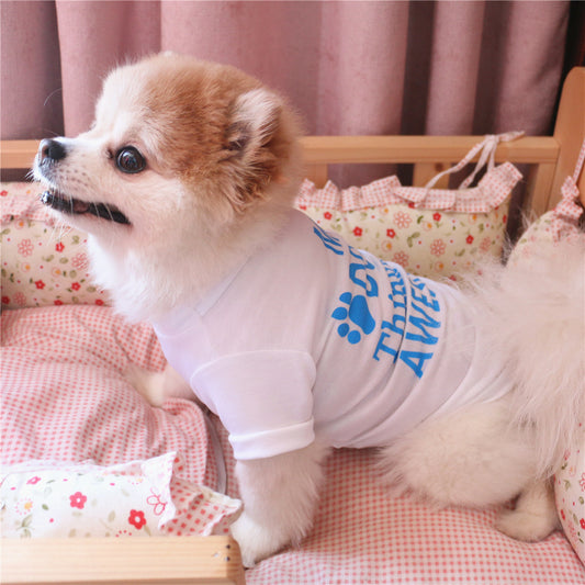 Cotton Pet Tee "Awesome Owner"