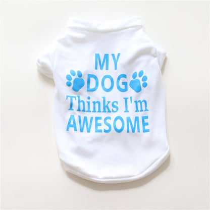 Cotton Pet Tee "Awesome Owner"