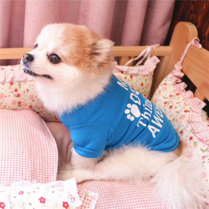 Cotton Pet Tee "Awesome Owner"